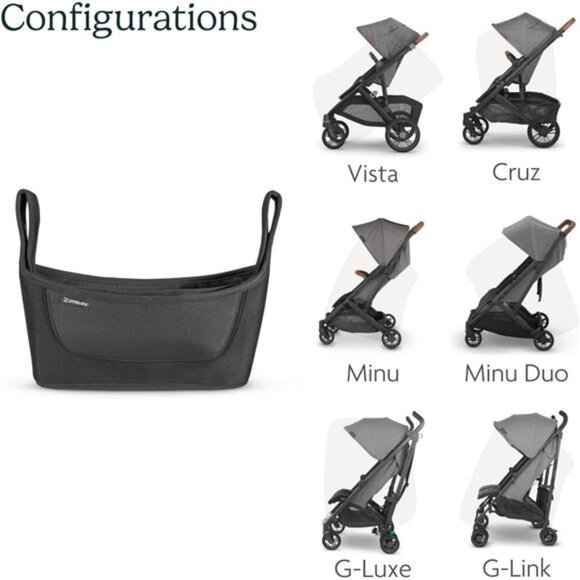 Carry-All Parent Organizer / Fits on Vista, Cruz,Minu,Minu Duo,G-Series Stroller - Picture 5 of 7